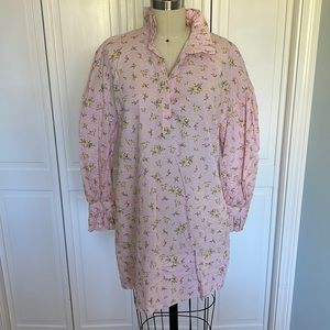 NWT Zara Pink Floral Dress XS